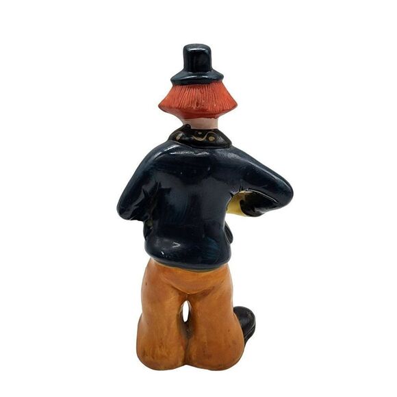 Vintage 1970's Norleans Hobo Clown Band Figurines Ceramic Hand Painted Lot Of 4 - Picture 12 of 13